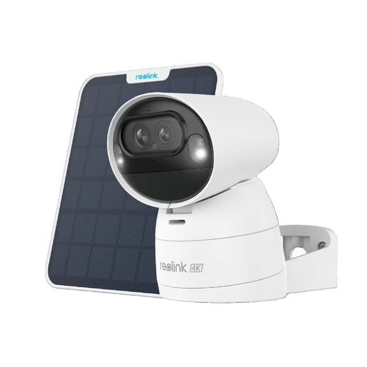 Reolink Argus Track - 4K Dual-Lens Wi-Fi Solar/Battery Camera with Auto-Zoom Tracking